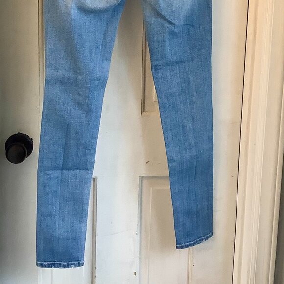 American Eagle Super Stretch Hi-Rise Jeggings DISTRESSED Women's 2 Regular - Picture 8 of 8